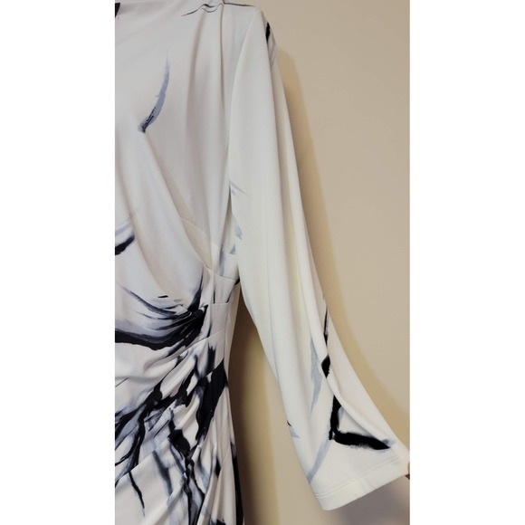 Lauren, Ralph Lauren 3/4 Sleeve Floral Midi Dress - Picture 5 of 6